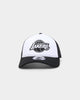 New Era Los Angeles Lakers 'Monochrome' Foam Front 9FORTY A-Frame Trucker Snapback White/Black