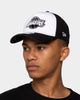 New Era Los Angeles Lakers 'Monochrome' Foam Front 9FORTY A-Frame Trucker Snapback White/Black