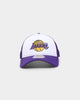 New Era Los Angeles Lakers 'White OTC' Foam Front 9FORTY A-Frame Trucker Snapback Team/2-Tone