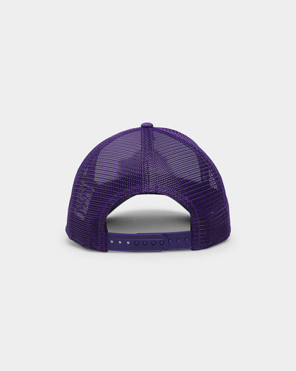 New Era Los Angeles Lakers 'White OTC' Foam Front 9FORTY A-Frame Trucker Snapback Team/2-Tone