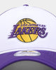 New Era Los Angeles Lakers 'White OTC' Foam Front 9FORTY A-Frame Trucker Snapback Team/2-Tone
