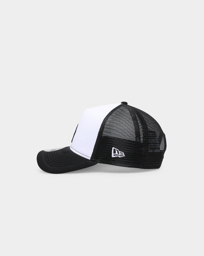 New Era Los Angeles Dodgers 'Monochrome' Foam Front 9FORTY A-Frame Trucker Snapback White/Black