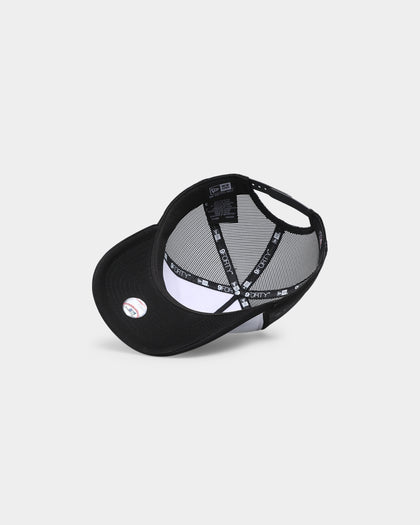 New Era Los Angeles Dodgers 'Monochrome' Foam Front 9FORTY A-Frame Trucker Snapback White/Black