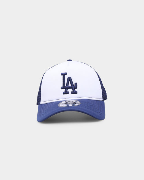 New Era Los Angeles Dodgers 'White OTC' Foam Front 9FORTY A-Frame Trucker Snapback Team/2-Tone