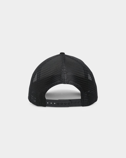 New Era Los Angeles Dodgers 'Monochrome' Foam Front 9FORTY A-Frame Trucker Snapback Black/Black/White