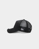 New Era Los Angeles Dodgers 'Monochrome' Foam Front 9FORTY A-Frame Trucker Snapback Black/Black/White