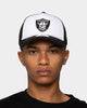 New Era Las Vegas Raiders 'Monochrome' Foam Front 9FORTY A-Frame Trucker Snapback White/Black