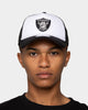 New Era Las Vegas Raiders 'White OTC' Foam Front 9FORTY A-Frame Trucker Snapback Team/2-Tone