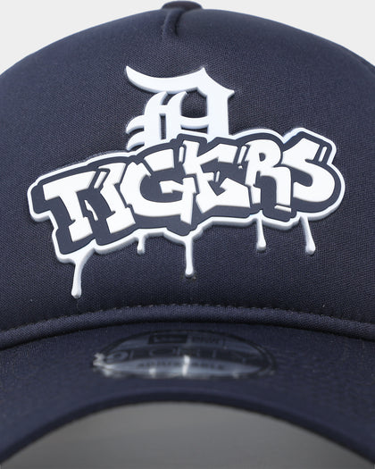 New Era Detroit Tigers 'Graffiti Design' Foam Front 9FORTY A-Frame Trucker Snapback Original Team Colour