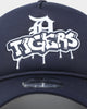 New Era Detroit Tigers 'Graffiti Design' Foam Front 9FORTY A-Frame Trucker Snapback Original Team Colour