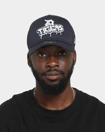 New Era Detroit Tigers 'Graffiti Design' Foam Front 9FORTY A-Frame Trucker Snapback Original Team Colour