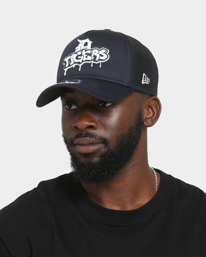 New Era Detroit Tigers 'Graffiti Design' Foam Front 9FORTY A-Frame Trucker Snapback Original Team Colour