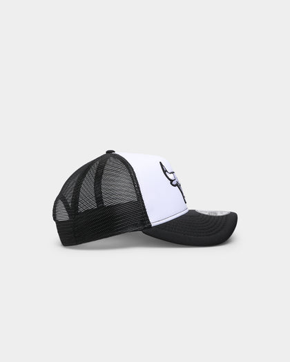 New Era Chicago Bulls 'Monochrome' Foam Front 9FORTY A-Frame Trucker Snapback White/Black