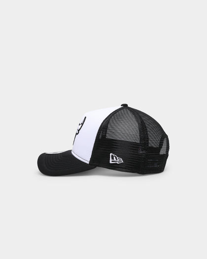 New Era Chicago Bulls 'Monochrome' Foam Front 9FORTY A-Frame Trucker Snapback White/Black