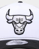 New Era Chicago Bulls 'Monochrome' Foam Front 9FORTY A-Frame Trucker Snapback White/Black