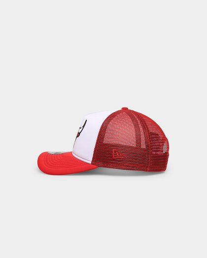 New Era Chicago Bulls 'White OTC' Foam Front 9FORTY A-Frame Trucker Snapback Team/2-Tone