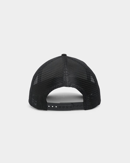 New Era Chicago Bulls 'Monochrome' Foam Front 9FORTY A-Frame Trucker Snapback Black/Black/White