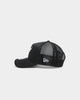 New Era Chicago Bulls 'Monochrome' Foam Front 9FORTY A-Frame Trucker Snapback Black/Black/White