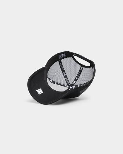 New Era Chicago Bulls 'Monochrome' Foam Front 9FORTY A-Frame Trucker Snapback Black/Black/White