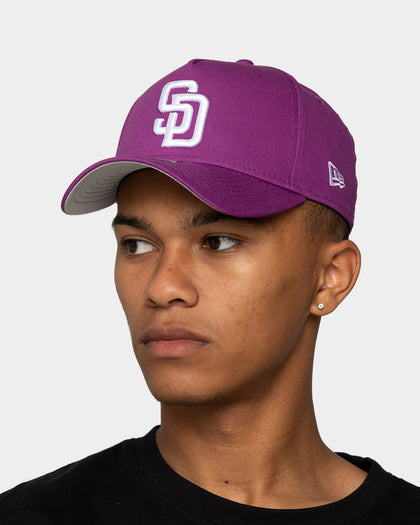 New Era San Diego Padres 'Orchid' 9FORTY A-Frame Snapback Orchid/White