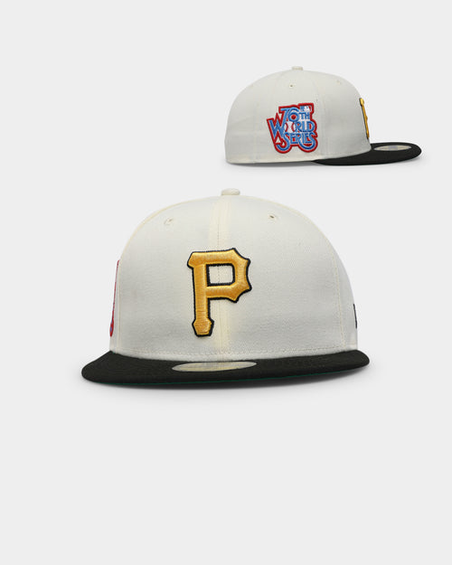 New Era Pittsburgh Pirates 1979 'Off White 2-Tone World Series Patch' 59FIFTY Fitted Chrome White/OTC