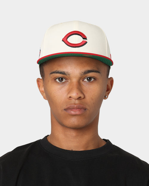 New Era Cincinnati Reds 1990 'Off White 2-Tone World Series Patch' 59FIFTY Fitted Chrome White/OTC
