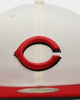 New Era Cincinnati Reds 1990 'Off White 2-Tone World Series Patch' 59FIFTY Fitted Chrome White/OTC