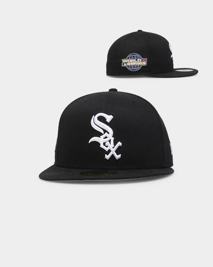 New Era Chicago White Sox 'Team Colour World Series' 59FIFTY Fitted Black