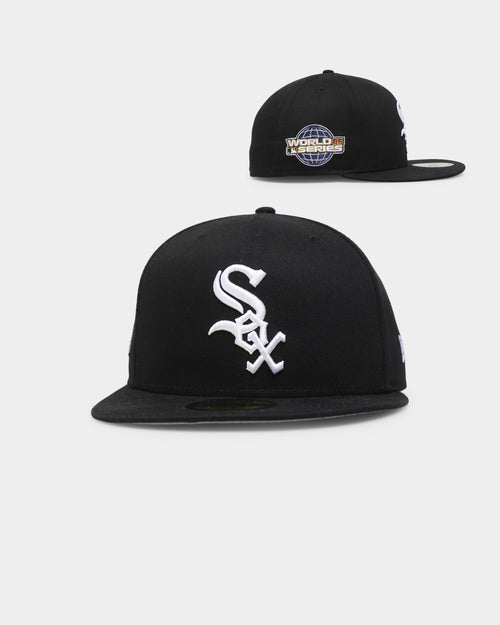 New Era Chicago White Sox 'Team Colour World Series' 59FIFTY Fitted Black