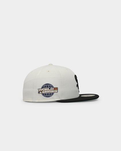 New Era Chicago White Sox 2005 'Off White 2-Tone World Series Patch' 59FIFTY Fitted Chrome White/OTC