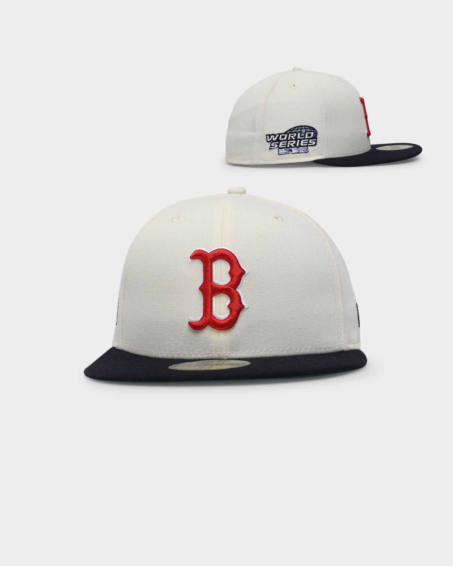 New Era Boston Red Sox 2004 'Off White 2-Tone World Series Patch