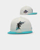 New Era Florida Marlins 1997 'Off White 2-Tone World Series Patch' 59FIFTY Fitted Chrome White/OTC