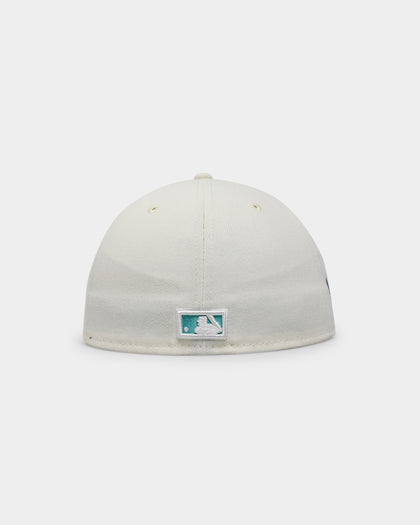 New Era Florida Marlins 1997 'Off White 2-Tone World Series Patch' 59FIFTY Fitted Chrome White/OTC