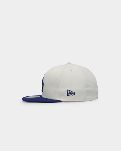 New Era Los Angeles Dodgers 1963 'Off White 2-Tone World Series Patch' 59FIFTY Fitted Chrome White/OTC