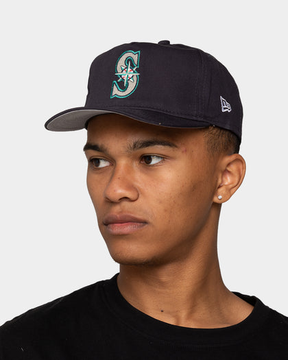 New Era Seattle Mariners 'OG Team Colour World Series Side Patch' Old Golfer Snapback Original Team Colours
