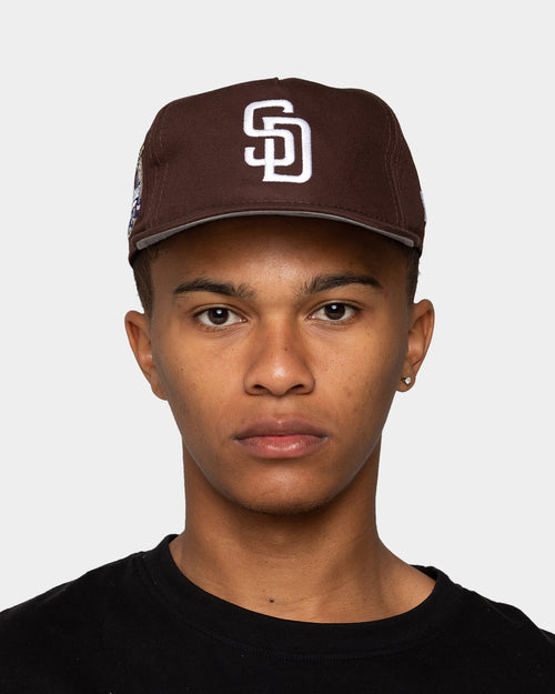 New Era San Diego Padres 'OG Team Colour World Series Side Patch' Old Golfer Snapback Original Team Colours