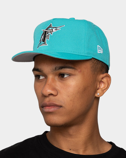 New Era Florida Marlins 'OG Team Colour World Series Side Patch' Old Golfer Snapback Original Team Colours