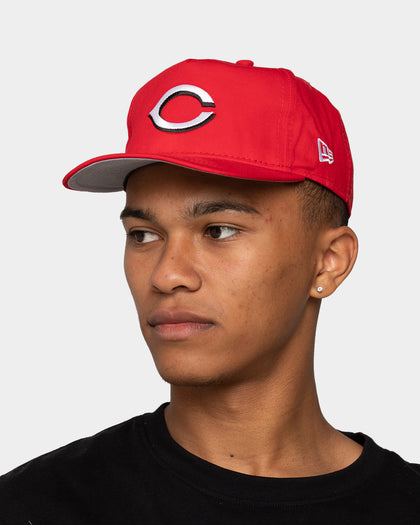 New Era Cincinnati Reds 'OG Team Colour World Series Side Patch' Old Golfer Snapback Original Team Colours