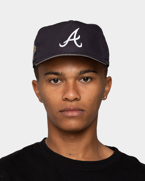New Era Atlanta Braves 'OG Team Colour World Series Side Patch' Old Golfer Snapback Original Team Colours