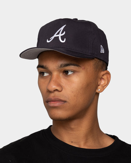New Era Atlanta Braves 'OG Team Colour World Series Side Patch' Old Golfer Snapback Original Team Colours