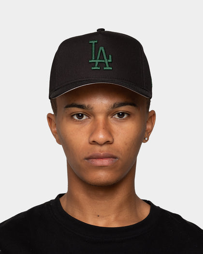 New Era Los Angeles Dodgers 'Black Pine Green' 9FORTY A-Frame Snapback Black/Dark Green