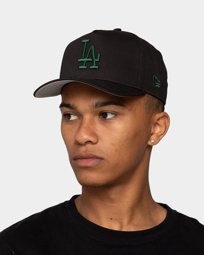 New Era Los Angeles Dodgers 'Black Pine Green' 9FORTY A-Frame Snapback Black/Dark Green