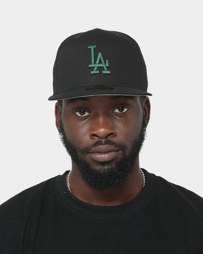 New Era Los Angeles Dodgers 'Black Pine Green' 59FIFTY Fitted Black/Dark Green