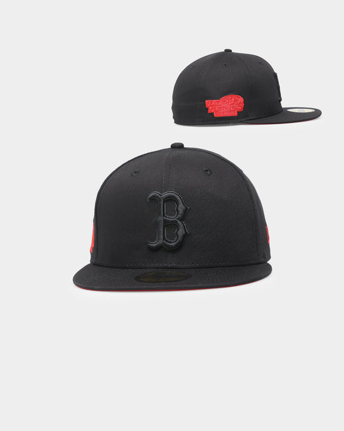 New Era Boston Red Sox 'Red Carpet' World Series 2004 59FIFTY Fitted Black/Red