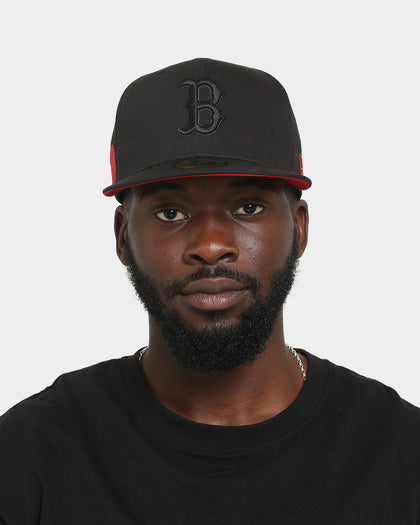 New Era Boston Red Sox 'Red Carpet' World Series 2004 59FIFTY Fitted Black/Red