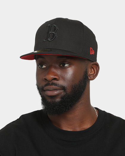 New Era Boston Red Sox 'Red Carpet' World Series 2004 59FIFTY Fitted Black/Red