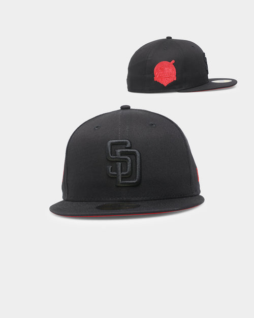 New Era San Diego Padres 'Red Carpet' 40 Years 59FIFTY Fitted Black/Red