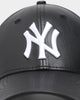 New Era Women's New York Yankees 'PU Leather' 9FORTY Casual Strapback Black/White