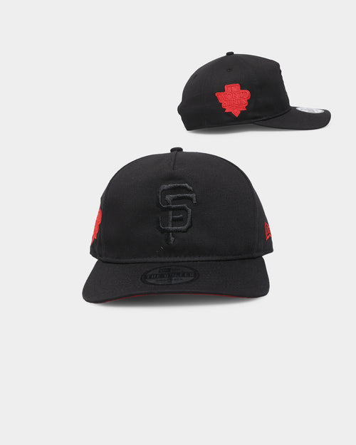 New Era San Francisco Giants 'Red Carpet' Old Golfer Snapback Black/Red