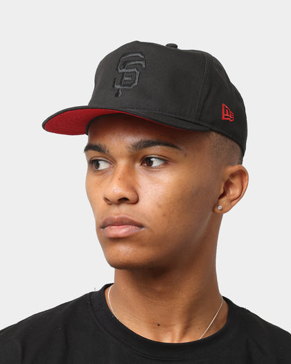 New Era San Francisco Giants 'Red Carpet' Old Golfer Snapback Black/Red